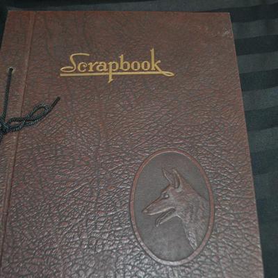 LOT 48. VINTAGE SCRAP/PHOTO BOOKS WITH PICS