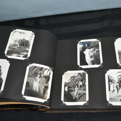 LOT 48. VINTAGE SCRAP/PHOTO BOOKS WITH PICS