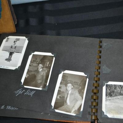 LOT 48. VINTAGE SCRAP/PHOTO BOOKS WITH PICS