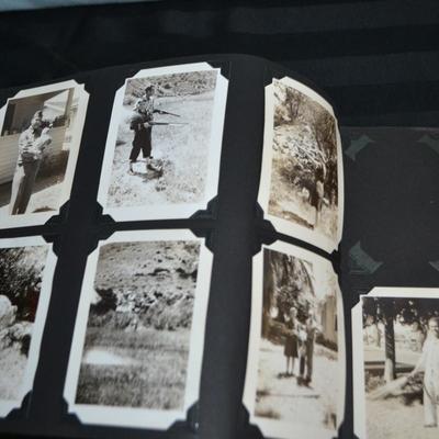LOT 48. VINTAGE SCRAP/PHOTO BOOKS WITH PICS