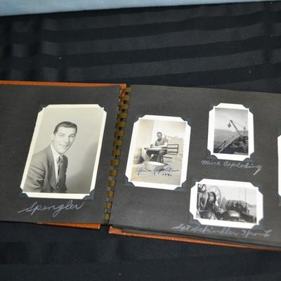 LOT 48. VINTAGE SCRAP/PHOTO BOOKS WITH PICS