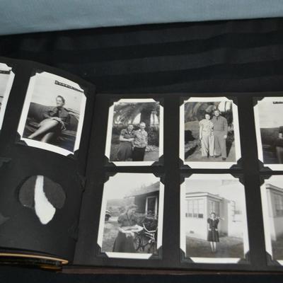 LOT 48. VINTAGE SCRAP/PHOTO BOOKS WITH PICS