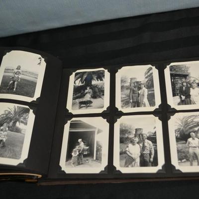 LOT 48. VINTAGE SCRAP/PHOTO BOOKS WITH PICS