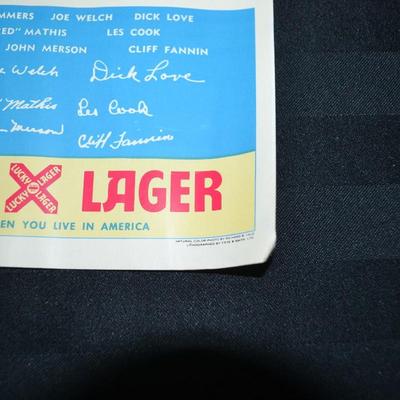 LOT 59     1953 PADRES TEAM PICTURE