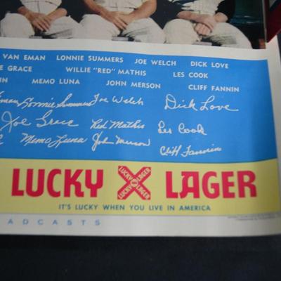 LOT 61. 1953 PADRES TEAM PICTURE