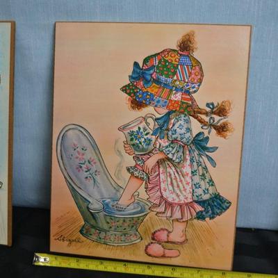 LOT 65. WALL HOME DECOR ITEMS