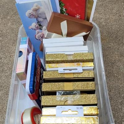 Christmas Gift Card Boxes, Cards, and Tape