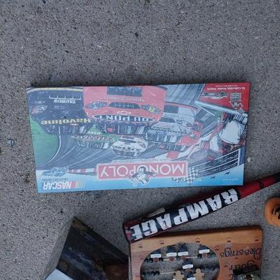 NEW NASCAR MONOPOLY-RAMPAGE ALUMINUM BAT=MORE