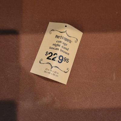 Tuscan Brown Cottage Nightstands by Pier 1 (SR-DW)