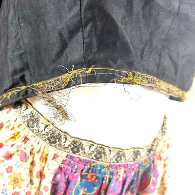 843 Vintage Folk Art Handmade Costume Dress