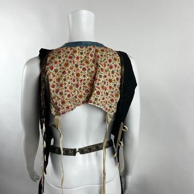 843 Vintage Folk Art Handmade Costume Dress
