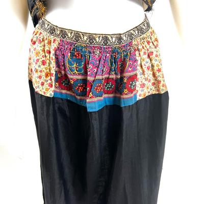 843 Vintage Folk Art Handmade Costume Dress
