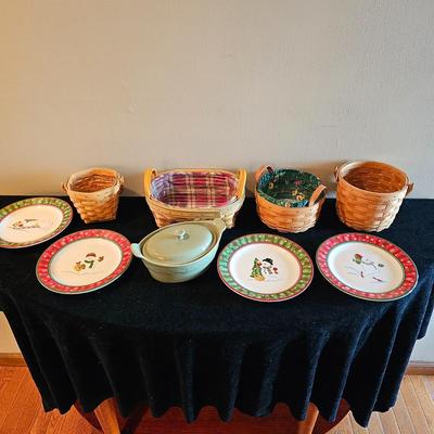 Longaberger Baskets, Pottery, & Dishes (LR-JS)