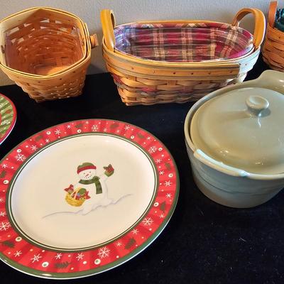Longaberger Baskets, Pottery, & Dishes (LR-JS)