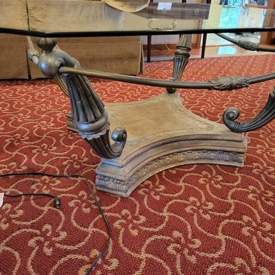 Magnussen Home Tempered Glass Coffee Table (LR-DW)