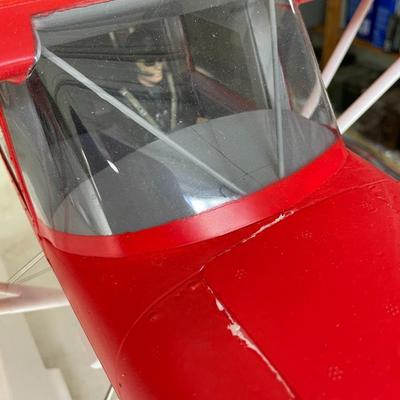 Maule Model Airplane with Pilot 59" wingspan 40" long Plastic and Styrofoam