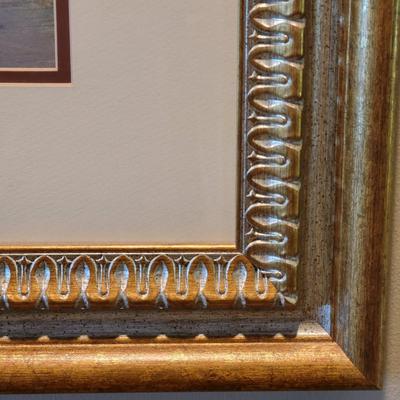 Framed "Bermuda Bay" by Enrique Bolo (LR-DW)