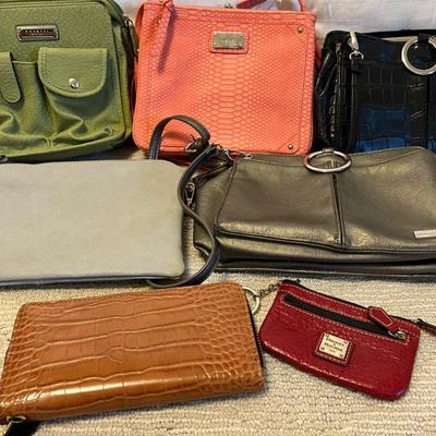 Cross Body Purses Plus Wallets, Inc. Dooney & Bourke (BR2-RG)