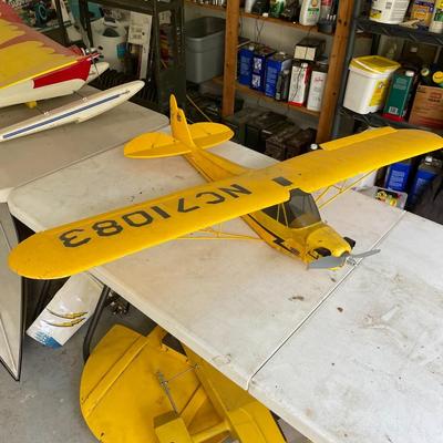 Piper Cub Model Airplane 48" Wingspan 33" Long No Wheels