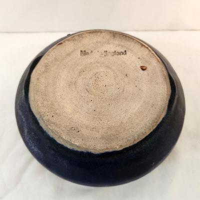 Lot #210  Heavy Mid Century Modern Pottery Ashtray - made in England