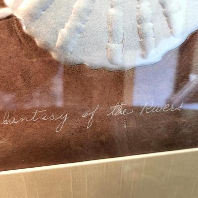 Lot #211  Large Art Piece by Listed Artist Frances Swigart-Steg - Artist's Proof