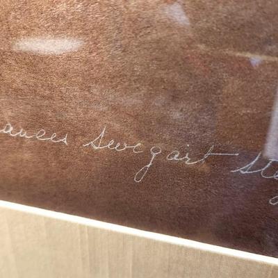 Lot #211  Large Art Piece by Listed Artist Frances Swigart-Steg - Artist's Proof