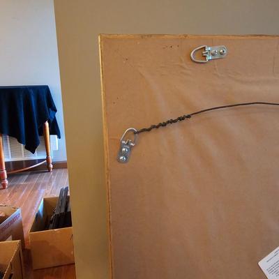 Gold Framed Bevel Glass Mirror  (DR-JS)