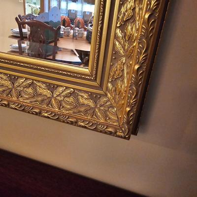 Gold Framed Bevel Glass Mirror  (DR-JS)