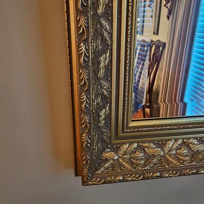 Gold Framed Bevel Glass Mirror  (DR-JS)