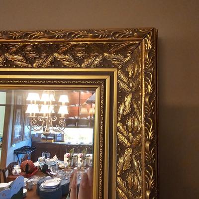 Gold Framed Bevel Glass Mirror  (DR-JS)