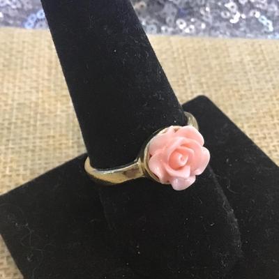 Rose Flower Ring Bijouterie Woman Fashion Jewelry Accessories Ring