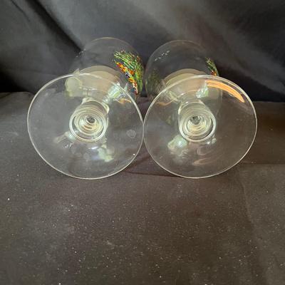 Spode Pedestal Christmas Goblets (DR-MG)