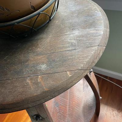 Barrel Wood Table