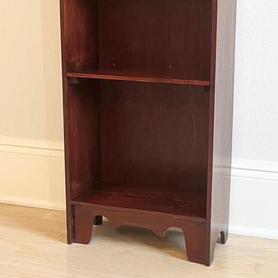 Solid Wood 46â€ Tall Four (4) Shelf Bookshelf