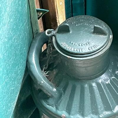 Vintage Ribbed Milk Can