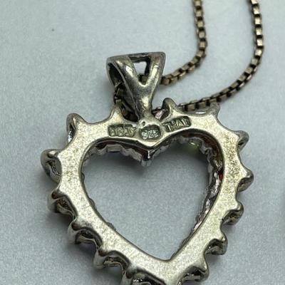 Heart Pendants incl 10K and Diamonds (B4-SS)