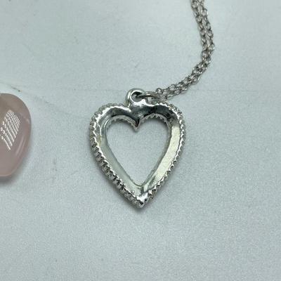 Heart Pendants incl 10K and Diamonds (B4-SS)