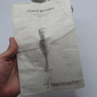 Toastmaster Immersion Hand Blender Kitchenware with Original Box