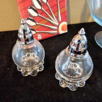 Glass Bowls, Pitchers, Serving Ware  (DR-JS)