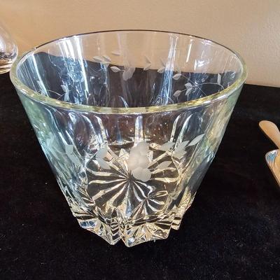 Glass Bowls, Pitchers, Serving Ware  (DR-JS)