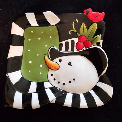 Christmas  Serving Plates  (DR-JS)