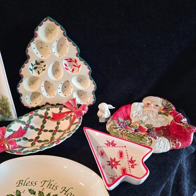 Christmas  Serving Plates  (DR-JS)
