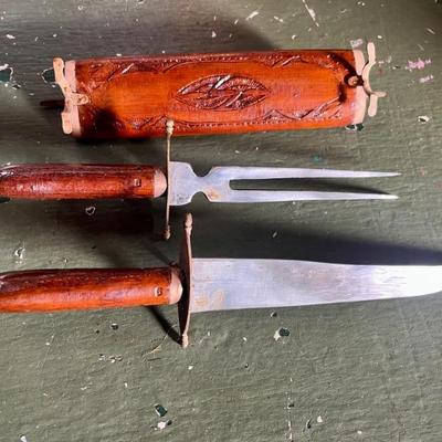 Vintage Carving Set