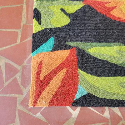 Entryway Outdoor Floral Rug (P-DW)