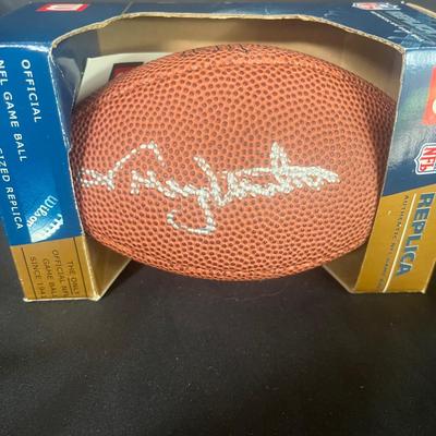 NC Gear incl. Johnny Unitas Signed Football (SR-MG)
