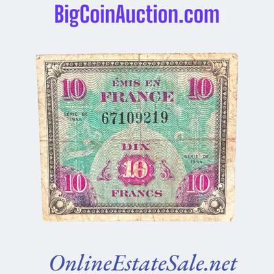 1944 FRANCE 10 FRANCS