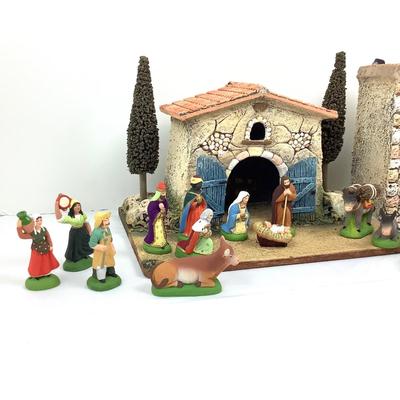 114 Marcel Carbonel Santon French Creche Clay Nativity Scene