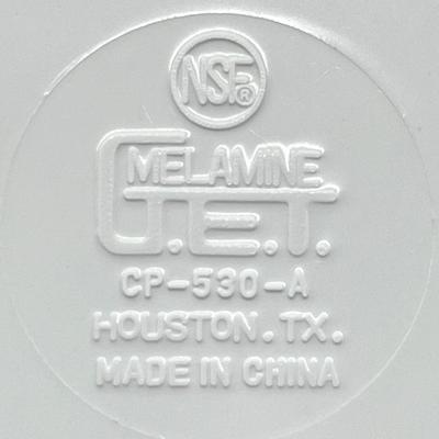 G.E.T. MELAMINE ~ Set Of Four (4) ~ 9â€ Divided Plates