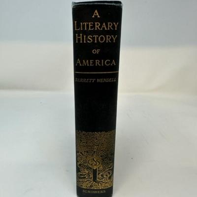 A Literary History of American by Brett Wendell