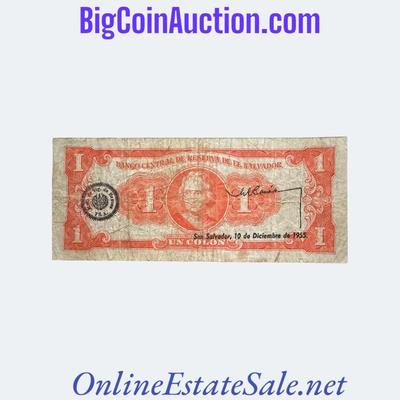 1955 EL SALVADOR 1 COLON